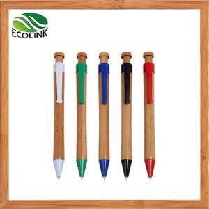 Semulajadi buluh buatan tangan Ballpoint Pen Gel dakwat Pen Hadiah dengan kes Pen buluh